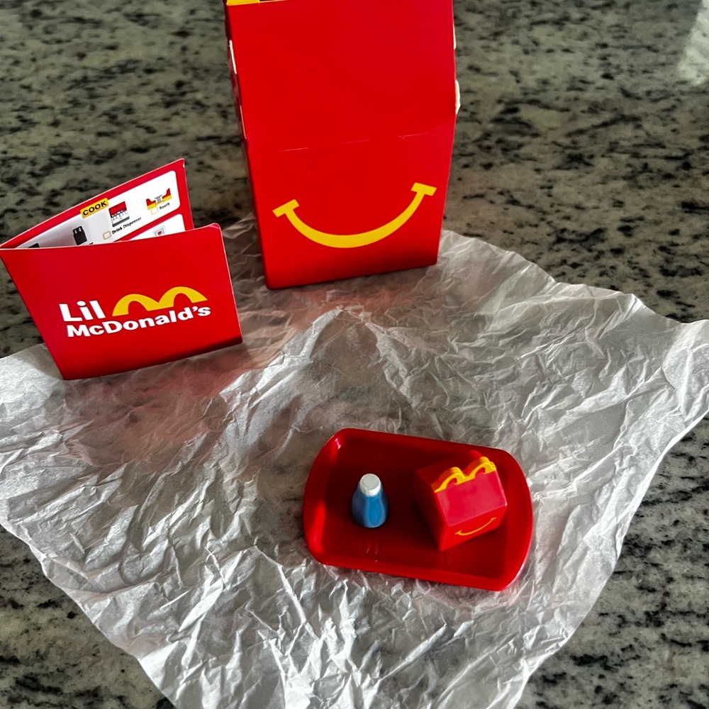Lil McDonald’s #15 Tray with Milk Set – Brand New Toy 🥛🍔🍟